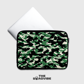 Green Military Camo - Laptop Sleeve