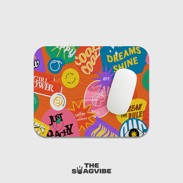 Retro Sticker - Mouse Pad