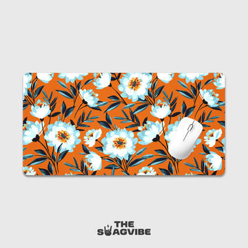 Yellow Floral - Desk Mat