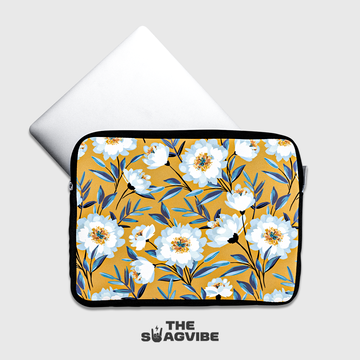 Yellow Floral - Laptop Sleeve