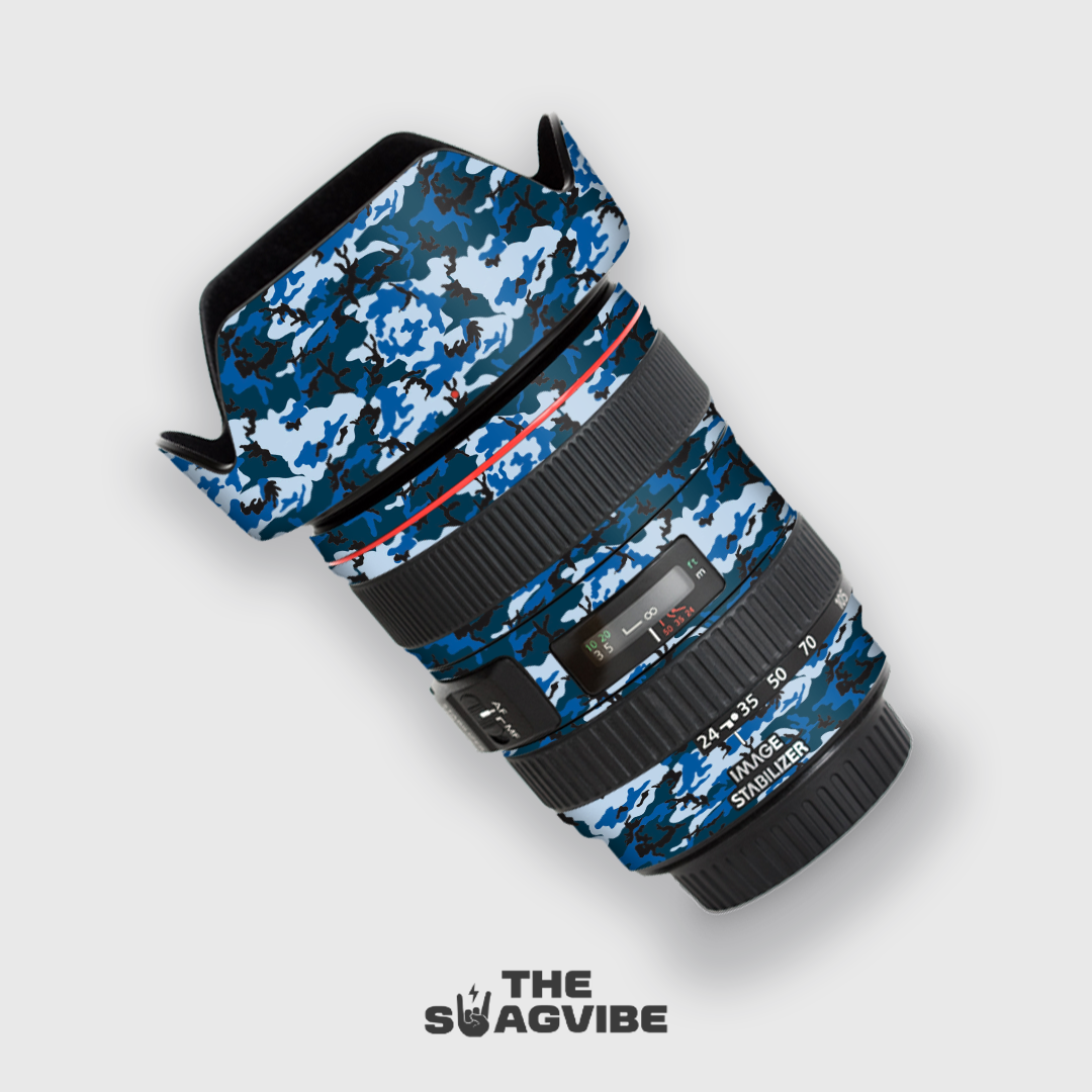 Blue Duck Pattern - Lens Skin