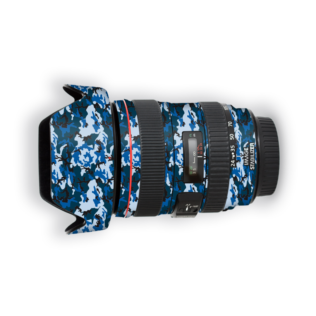 Blue Duck Pattern - Lens Skin