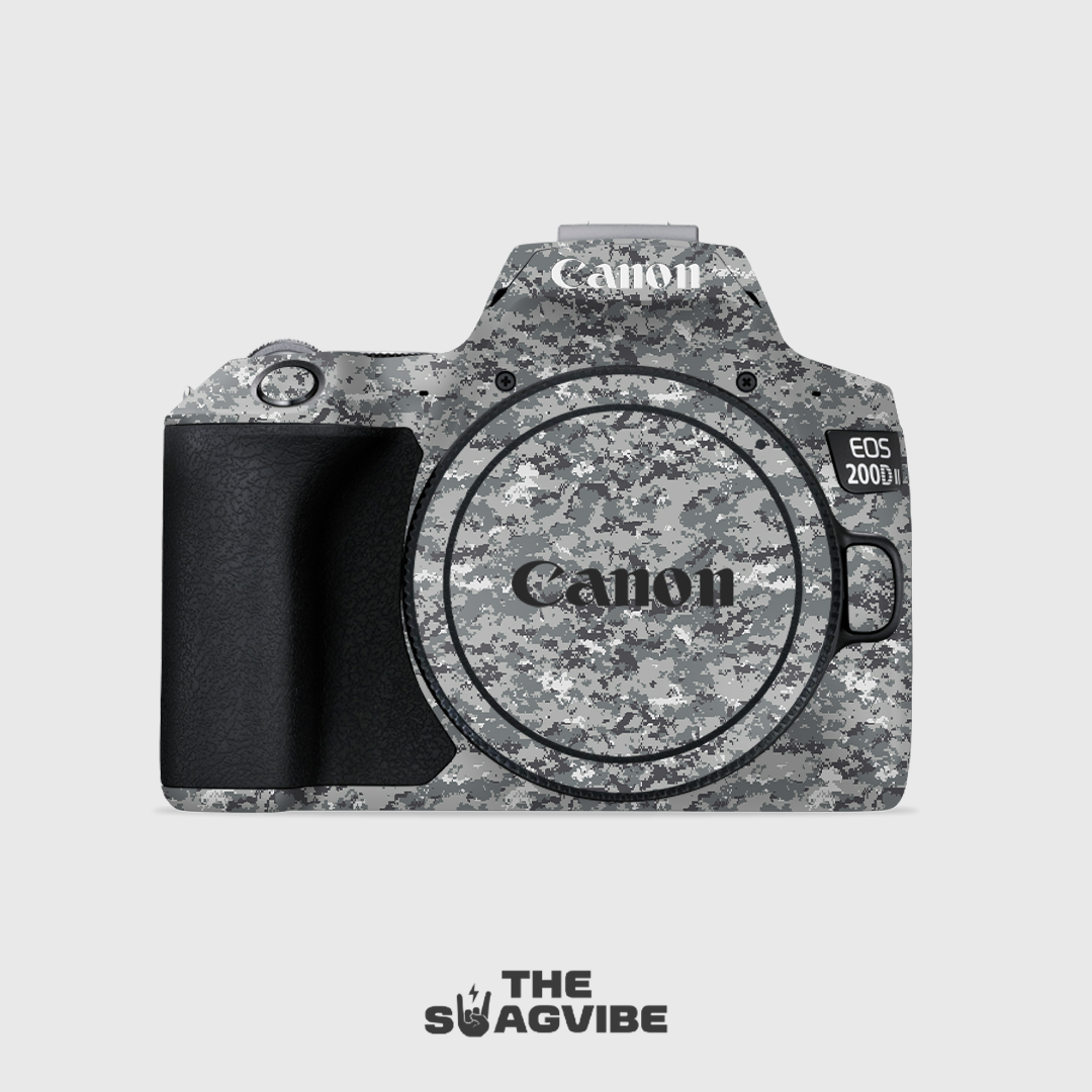 Dark Gray Camo - Camera Skin