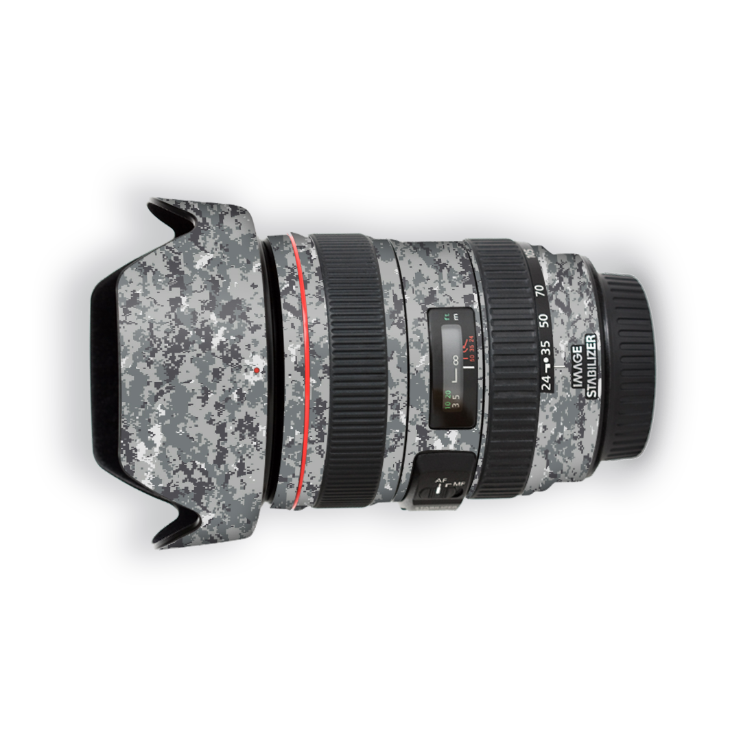 Dark Gray Camo - Lens Skin