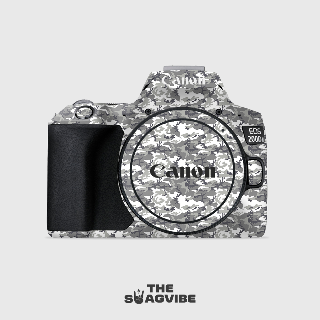 Gray Camo - Camera Skin