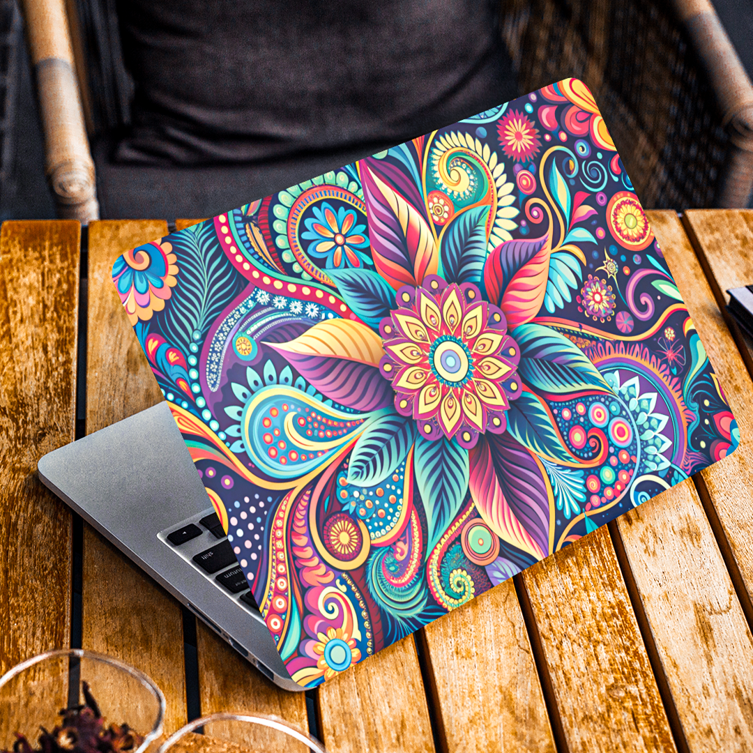 Abstract Floral - Laptop Skin