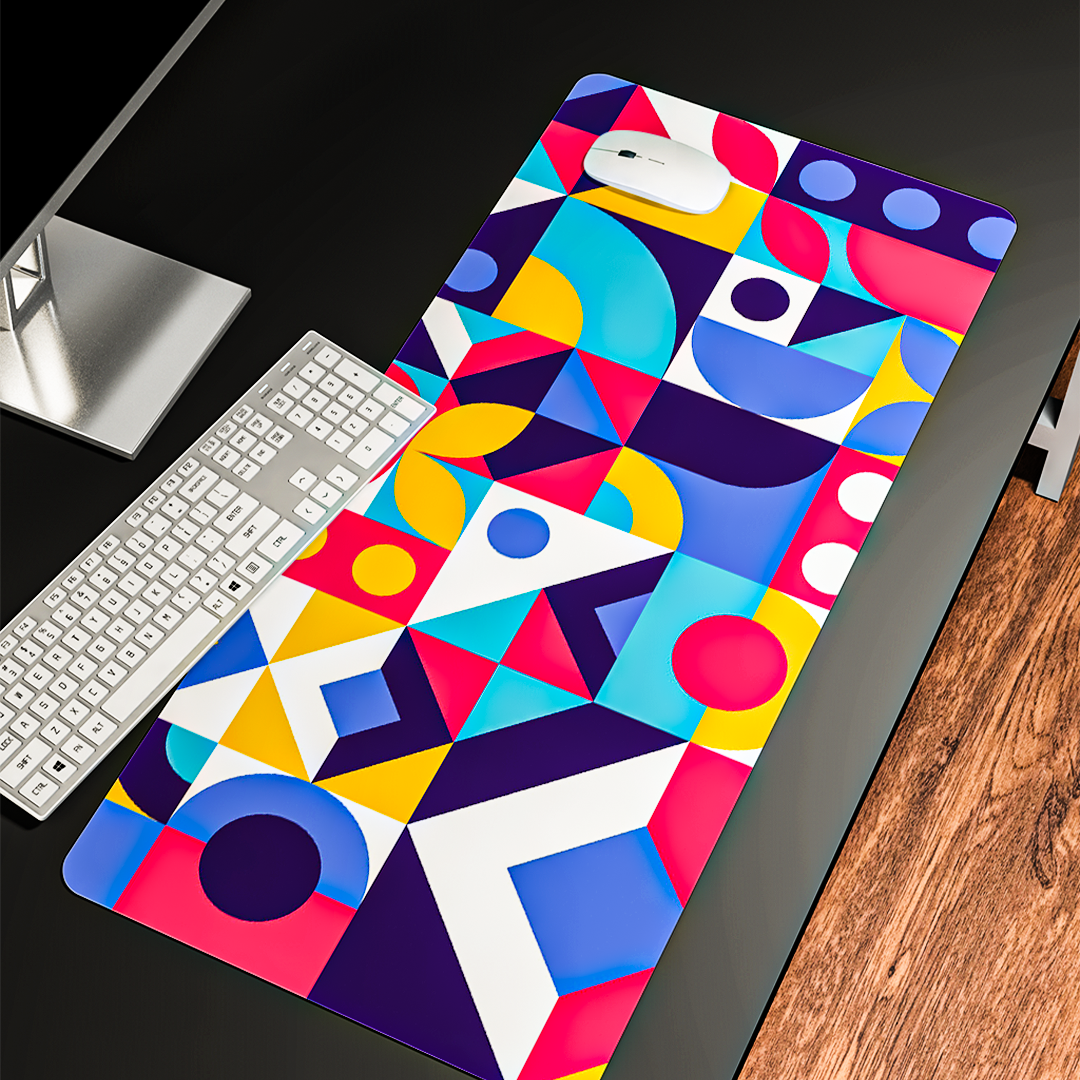 Abstract Geometric - Desk Mat