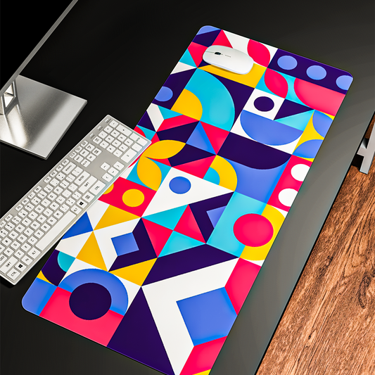 Abstract Geometric - Desk Mat