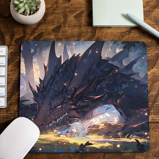 Anime Dragon Creature - Mouse Pad