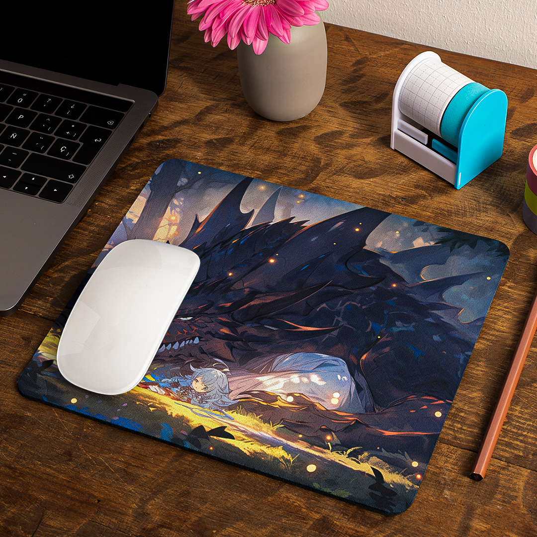 Anime Dragon Creature - Mouse Pad