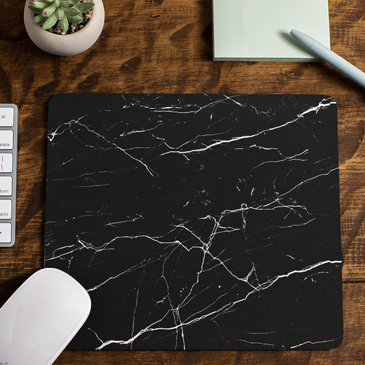 Black Marble - Mouse Pad