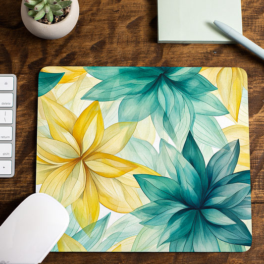 Colourful Floral - Mouse Pad