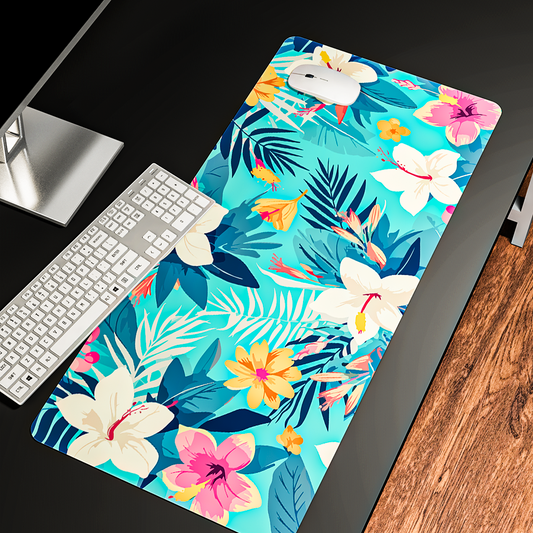 Floral Pattern - Desk Mat