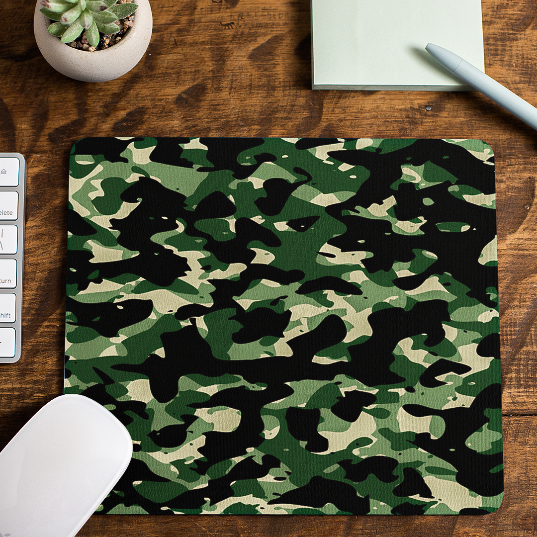 Green Military Camo - Mouse Pad
