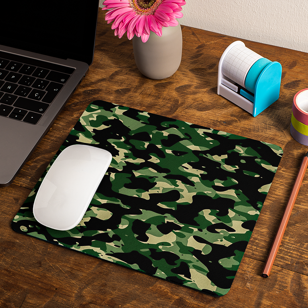 Green Military Camo - Mouse Pad