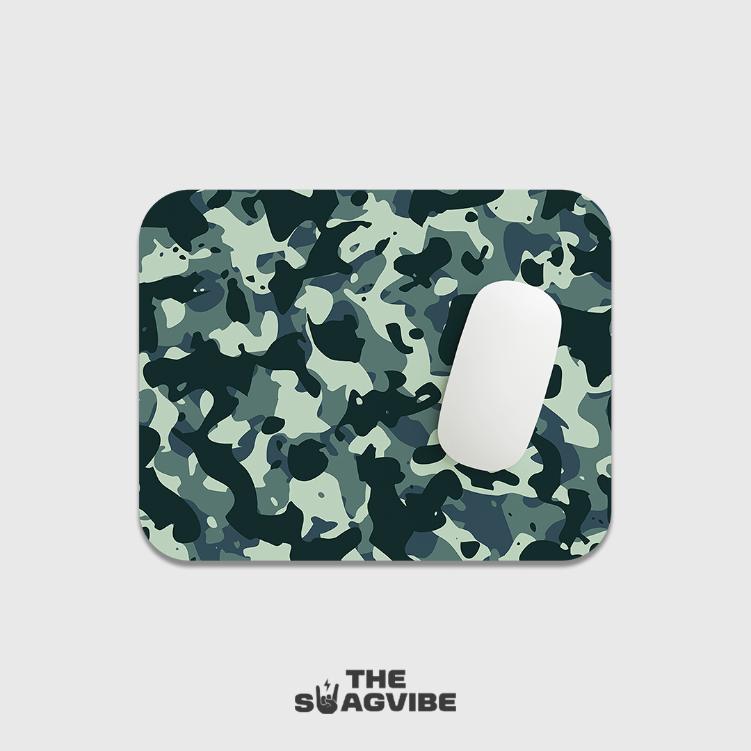 Light Green Camo - Mouse Pad
