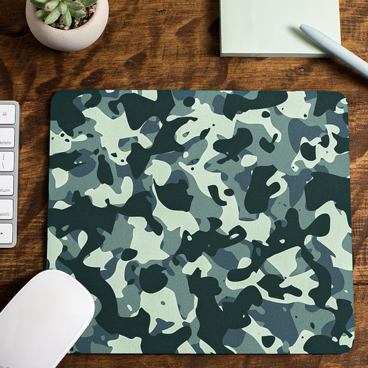 Light Green Camo - Mouse Pad