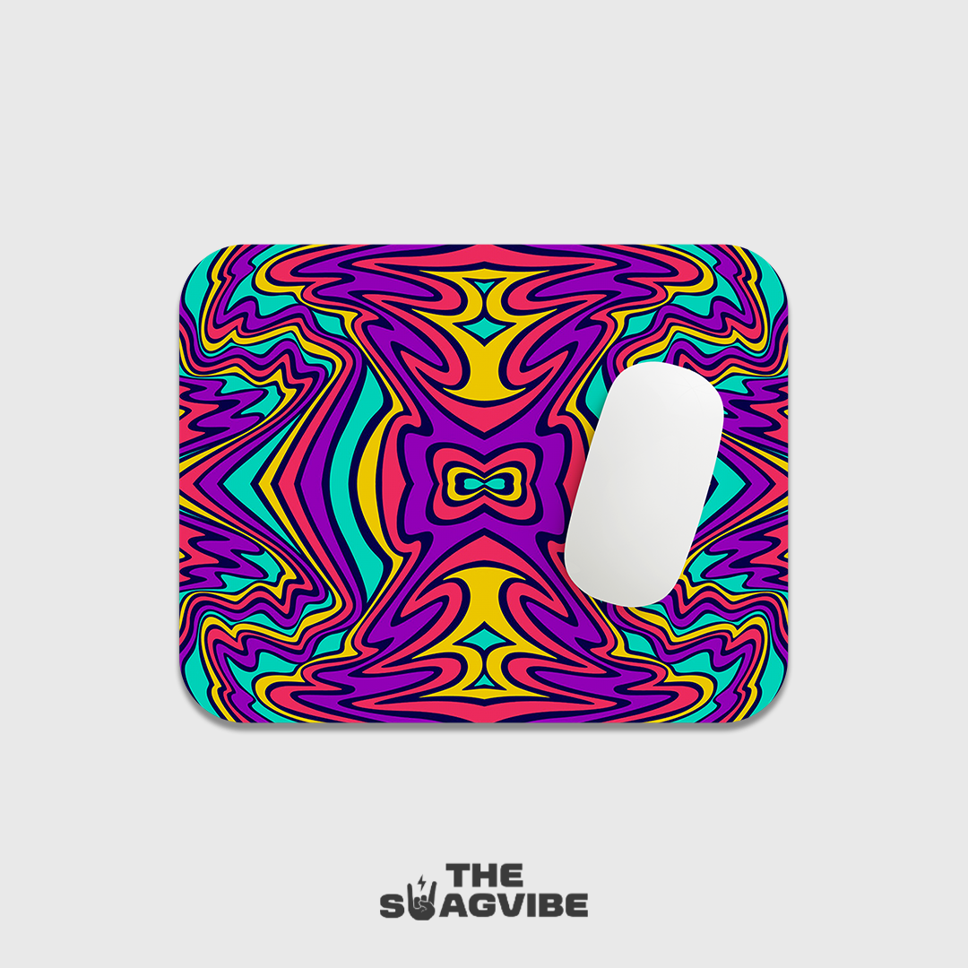 Mixed Color Psychedelic - Mouse Pad