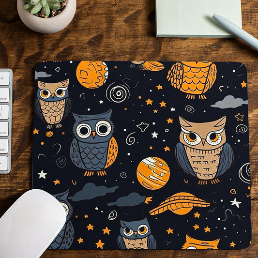 Owl Pattern - Mouse Pad