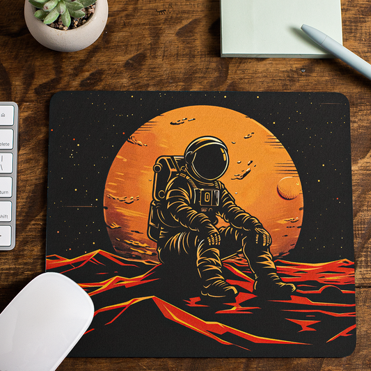 Relaxing Astronaut - Mouse Pad