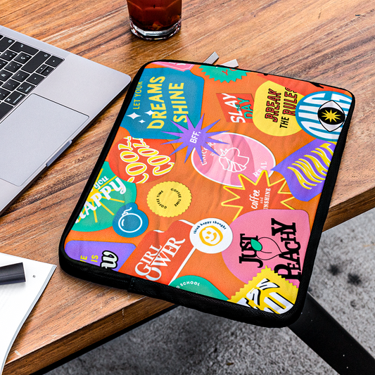 Retro Sticker - Laptop Sleeve