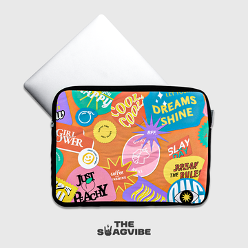 Retro Sticker - Laptop Sleeve
