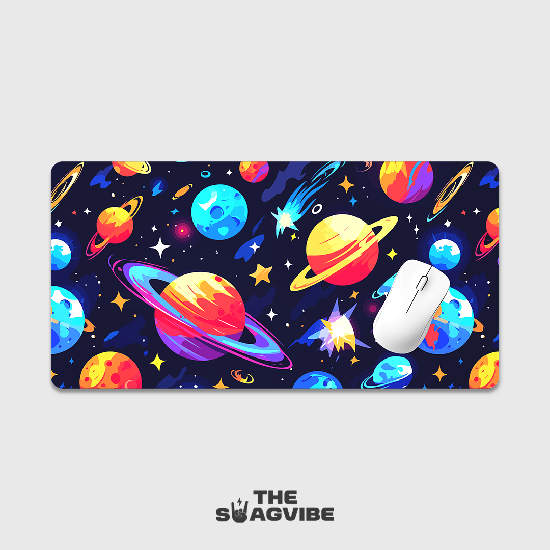 Space Abstract - Desk Mat