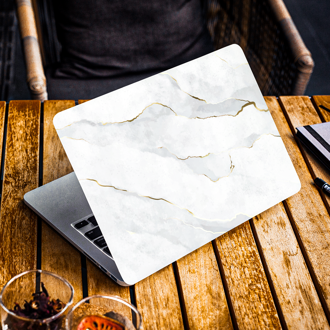 White Marble - Laptop Skin