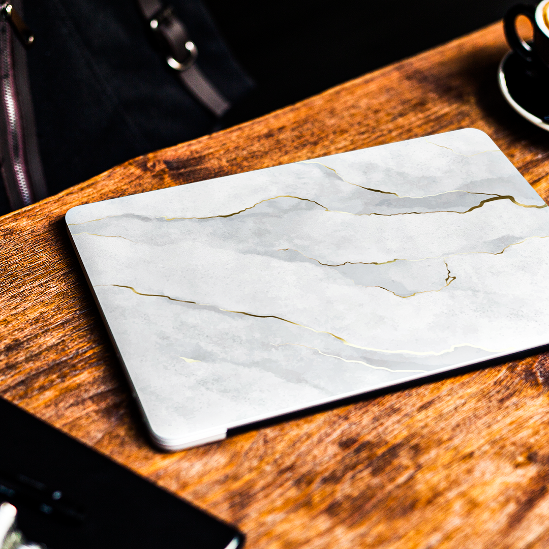 White Marble - Laptop Skin