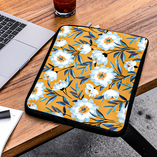 Yellow Floral - Laptop Sleeve